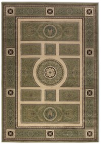 Hanse Home, Kusový koberec Herat 105991 Green Cream, 80x120, zelená, chodba / predsieň