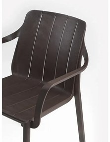TIBERINA ARMCHAIR záhradná stolička s podrúčkami corda