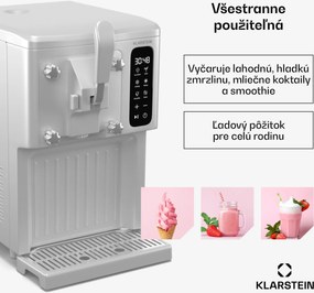 Klarstein SweetSwirl zmrzlinovač, zmrzlina, smoothies a mliečne koktaily, automatické čistenie