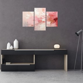 Obraz - Ružový abstrakt (90x60 cm)