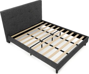 Manželská posteľ sivá 160x200 cm BED-M160 GREY2