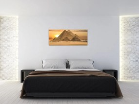 Obraz - Pyramídy (120x50 cm)