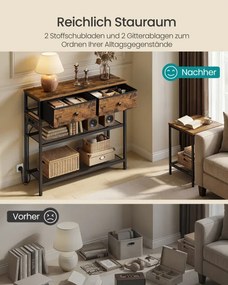 Konzolový stolík s LED osvetlením LGS175K102