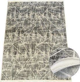 BE Koberec Creante 55064 GREY – sivý obdĺžnikový Rozmer: 80x150 cm