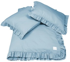 Cotton &amp; Sweets Obliečky s volánmi Margaret modrá 140x200 cm