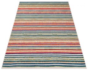 Kusový koberec Prúžky viacfarebný 140x200cm