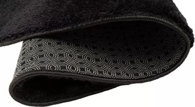 TA Koberec 9000 ČIERNA OBJÍMACIA GUĽA Rozmer: 120x120 cm