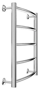 Kúpeľňový rebríkový radiátor CLASSIC 88W/230V 50x43 cm nerez/lesklý chróm
