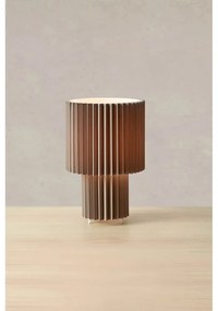 Sivá stolová lampa s textilným tienidlom (výška 32 cm) Catis – Markslöjd