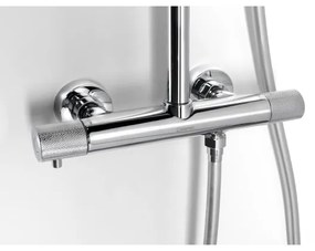 Sapho - Sprchová súprava s batériou SOLARIS lesklý chróm