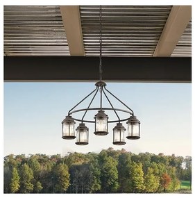 Elstead KL-ASHLANDBAY-5P - Vonkajší luster ASHLAND 5xE27/60W/230V IP44