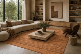 Koberec KASHQAI 4340 100 lososový / hnedý