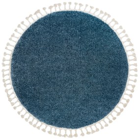 Dywany Łuszczów Kusový koberec Berber 9000 blue kruh - 120x120 (priemer) kruh cm