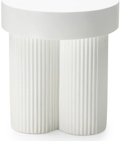 Odkládací stolek Salerno 45 cm bílý