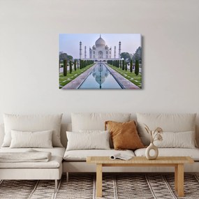 Obraz - Taj Mahal za východu slnka (90x60 cm)