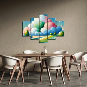Obraz - Krajinka s mrakom (150x105 cm)