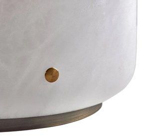 Stolová LED lampa Capsule z alabastru 30,2 cm