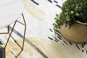 Dywany Łuszczów, Kusový koberec ANDRE Abstraction 1097, 80x150, béžová, chodba / predsieň