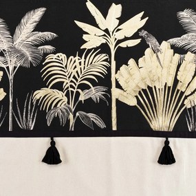 Čierno-béžový záves 140x240 cm Karaba – douceur d'intérieur