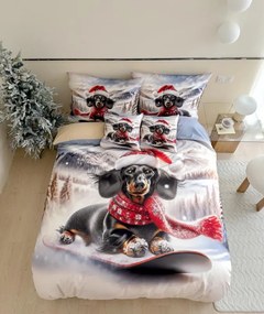 3D mikroflanelové obliečky FROSTY RIDER farebné + obliečka na vankúšik 40x50 cm zadarmo Rozmer obliečky: 70 x 90 cm | 140 x 200 cm