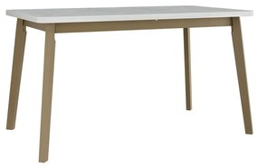 Stôl Harry 80 x 140/180 VI, Morenie: sonoma - L, Farby nožičiek: biela