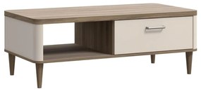 Konferenčný stolík NOR hnedý/béžový