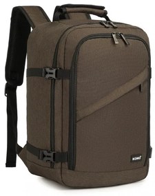 Konofactory Hnedý odolný batoh do lietadla "Transporter" - M (35l)