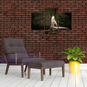 Obraz - Vytie vlka (90x60 cm)