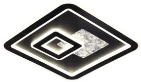 LED Stmievateľné stropné svietidlo LED/110W/230V čierna + diaľkové ovládanie