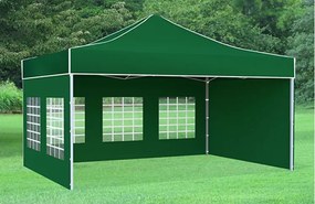 Nožnicový stan POLOPROFI PLUS 3x4,5 m zelený