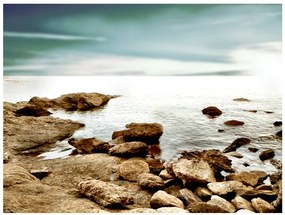 Artgeist Fototapeta - Rocky beach Veľkosť: 196x154, Verzia: Samolepiaca
