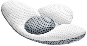 Verk 01914 Bedrový vankúš 40 x 30 cm bielošedá
