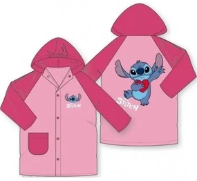 DIFUZED - Dievčenská pláštenka Lilo a Stitch - sv. ružová 116