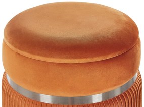 Set 2 ks taburetiek Celine (oranžová). Vlastná spoľahlivá doprava až k Vám domov. 1078273