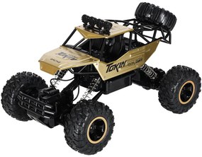 KIK Diaľkovo ovládané kovové auto RC Rock Crawler 4WD 1:12, zlaté