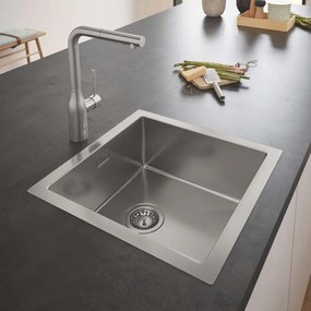 GROHE K700 nerezový drez, univerzálna montáž, 464 x 464 mm, kartáčovaná nerezová oceľ, 31578SD1