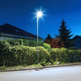 LED Stmievateľná solárna pouličná lampa so senzorom KERS LED/300W/3,2V 6500K IP65