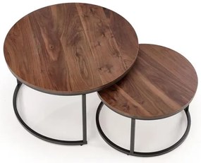 KONFERENČNÝ STOLÍK DAVINO ORECH + ČIERNY