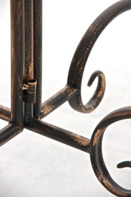 Kovový stôl Sheela - Bronzová