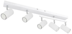 Globo 57911-5W - Bodové svietidlo ROBBY 5xGU10/35W/230V biela