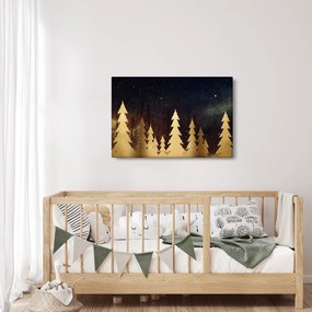Obraz - Zlatá noc (90x60 cm)