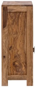 furniture-nabytek.cz - Masívna skrinka do kúpeľne Lagos z palisandru, lakovaná, hnedá – 46×30×80 cm