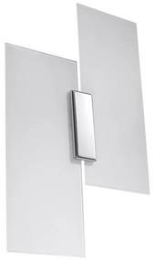 Sollux SL.0197 - Nástenné svietidlo FABIANO 2xE27/15W/230V biela/chróm