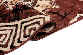 TA Koberec K870A BROWN CHEAP PP BGX Hnedý Obdĺžnikový Rozmer: 140x200 cm