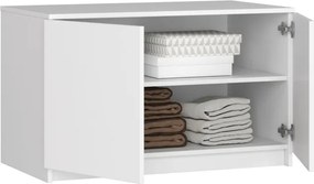 Nadstavec na skriňu S 90 biely 2D