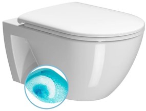 GSI GSI, PURA ECO závesná WC misa, Swirlflush, 55x36 cm, biela ExtraGlaze, 880711