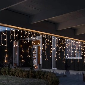 Vianočné svetielka LED záclona FLASH teplá biela 1000 LED