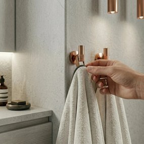 Kúpeľňový vešiak REA MODERN 6606 meď