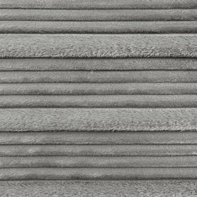 EUROFIRANY FLANELOVÁ DEKA NINA 200X220 CM SIVÁ