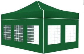 Nožnicový stan POLOPROFI PLUS 3x4,5 m zelený